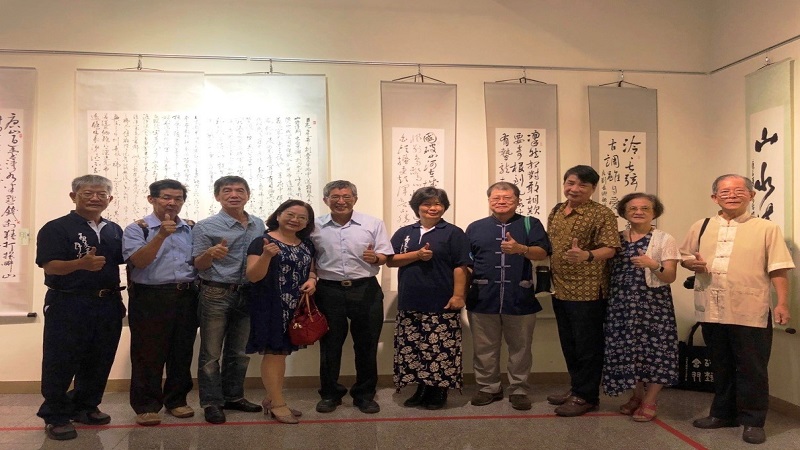 高雄新客家文化園區多元藝術聯展　「揮筆弄畫客文風」開展