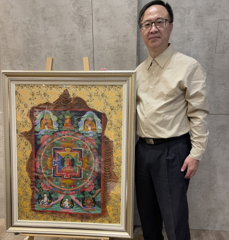 獸皮唐卡兼具繪畫與收藏價值　莊尚諭盼同好建立交流管道