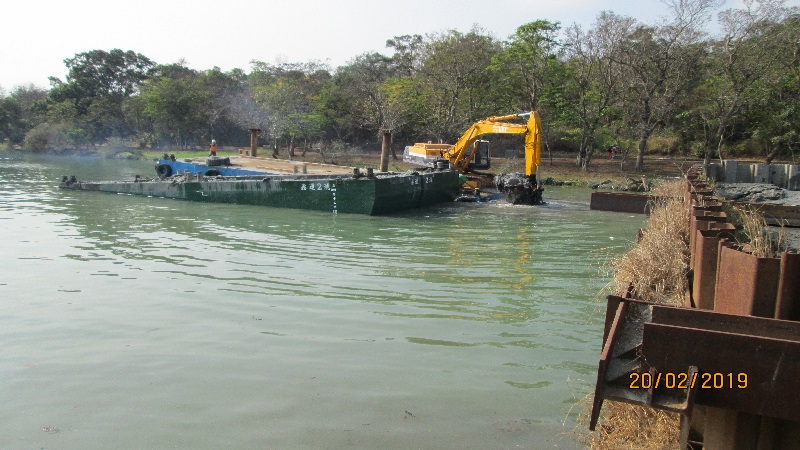 澄清湖水庫清淤　增加庫容穩定供水