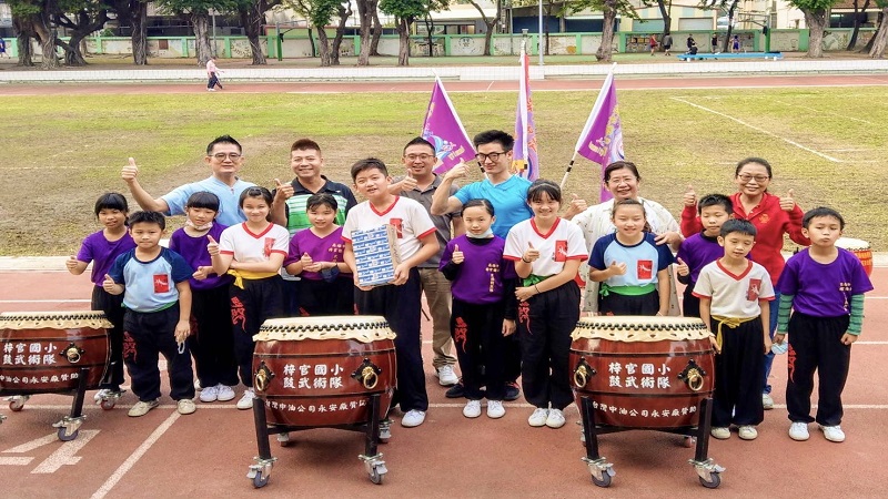 梓官國小鼓武術隊　全國學校民俗體育競賽奪銀