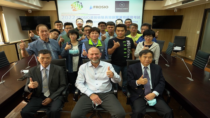 台船舉辦全球第一場中英文FROSIO考試　學員96.7%取得證照　