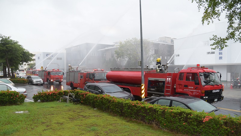 高雄加工區強化應變能力　舉辦高科技電子廠防災演練           