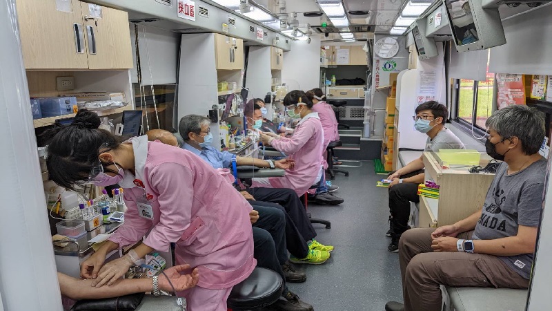 台灣中油解血荒　副執行長陳正喜號召同仁捐血5萬6250CC