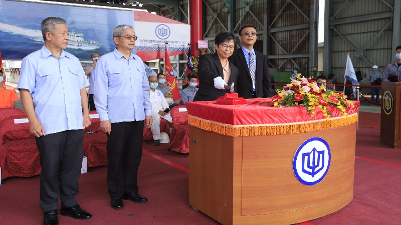 台船承造海洋委員會海巡署艦隊分署　100噸級巡防救難艇HNO.1151下水典禮
