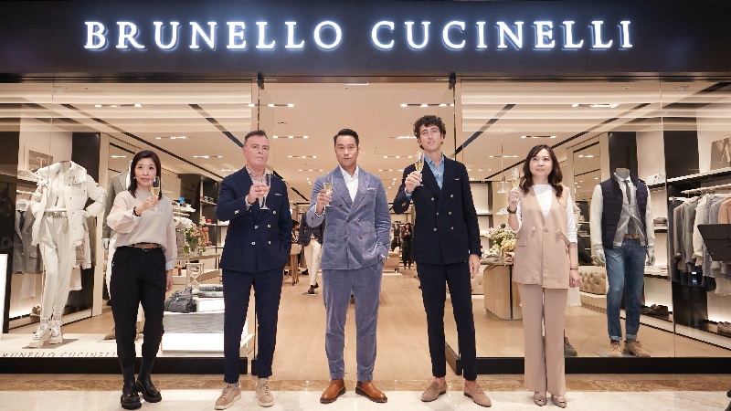 義大利名品BRUNELLO CUCINELLI 進駐高雄漢神百貨 　藝人張孝全為愛牌三度站台