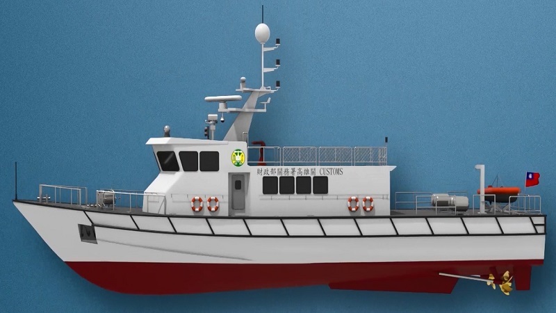 台船取得財政部關務署　100噸級巡緝艇4艘建造標案