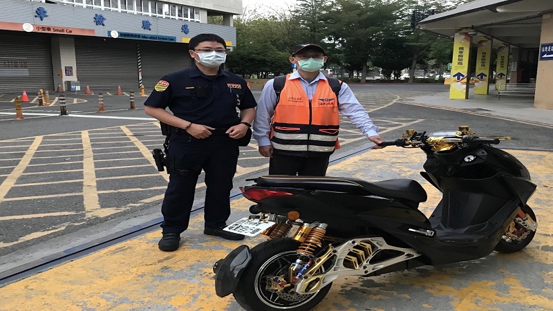 違法改裝電動自行車上路　高市所依法沒入