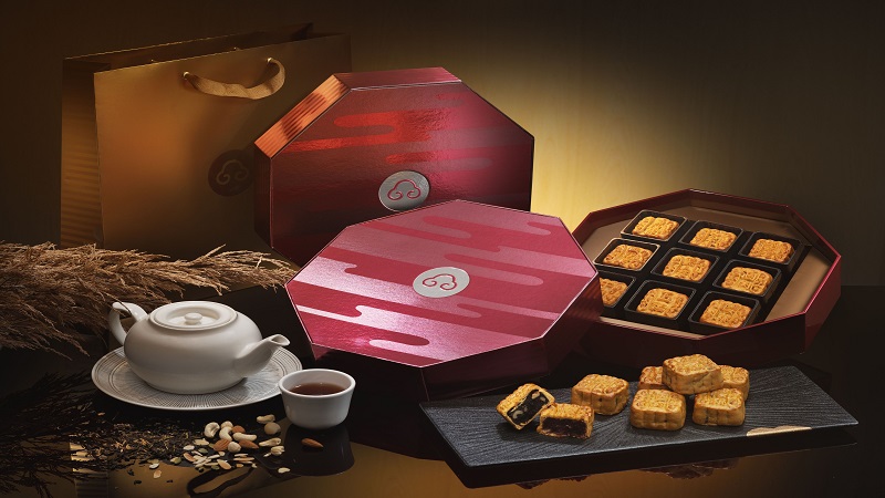 高雄福華推出　廣式祥雲月餅禮盒