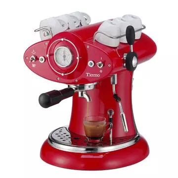 Tiamo 外星人義式咖啡機 火焰紅