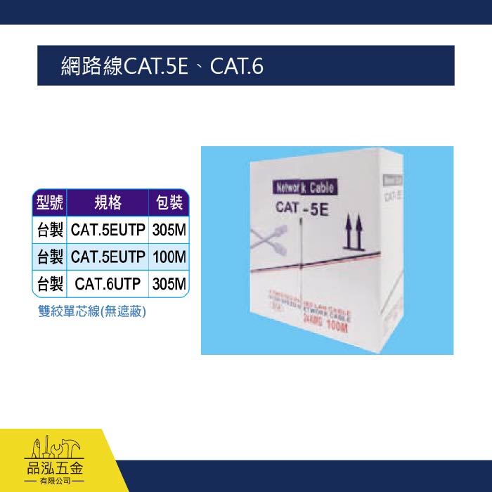 網路線CAT.5E、CAT.6