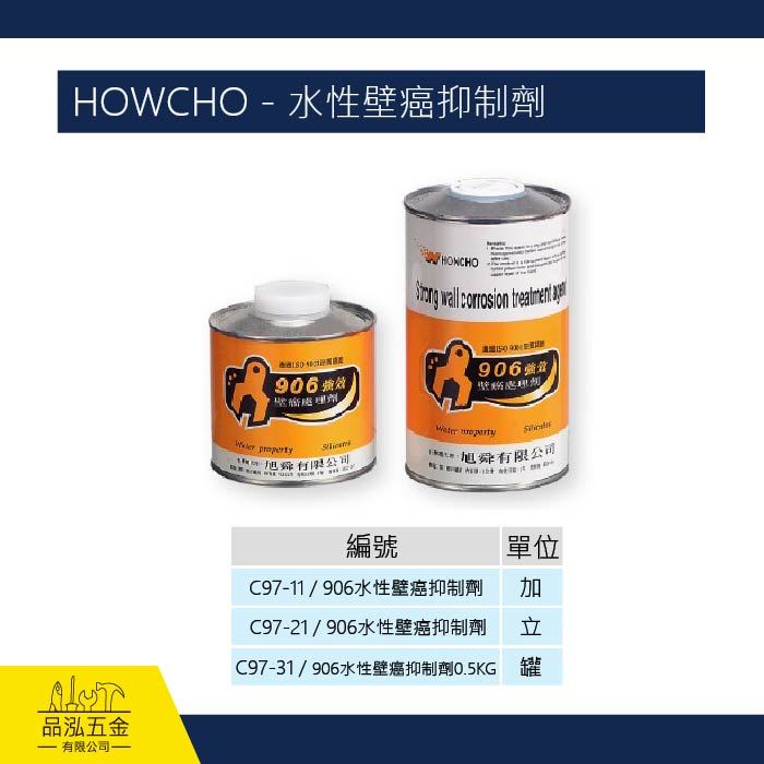 HOWCHO - 水性壁癌抑制劑