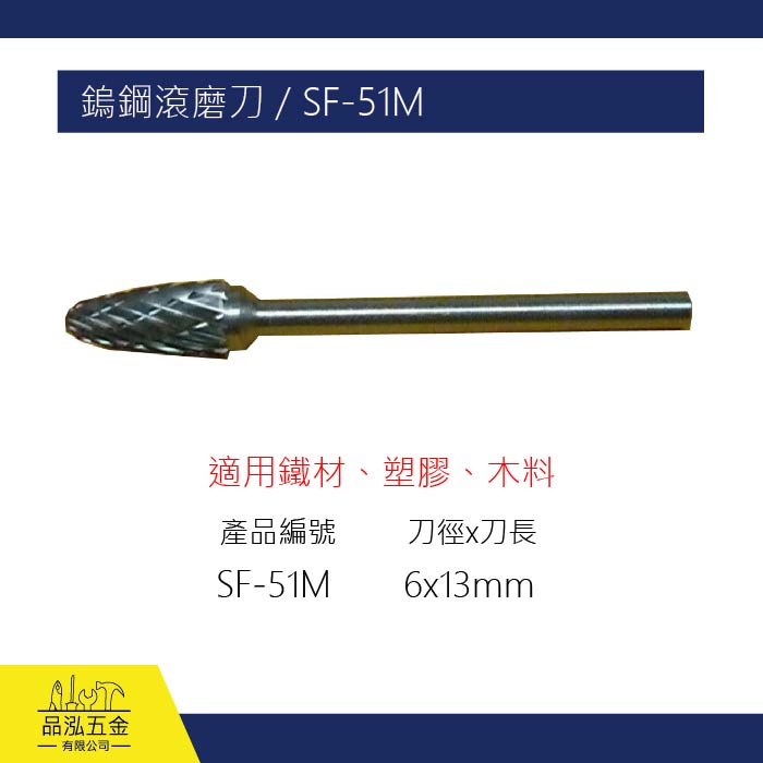 SHELL 鎢鋼滾磨刀 / SF-51M