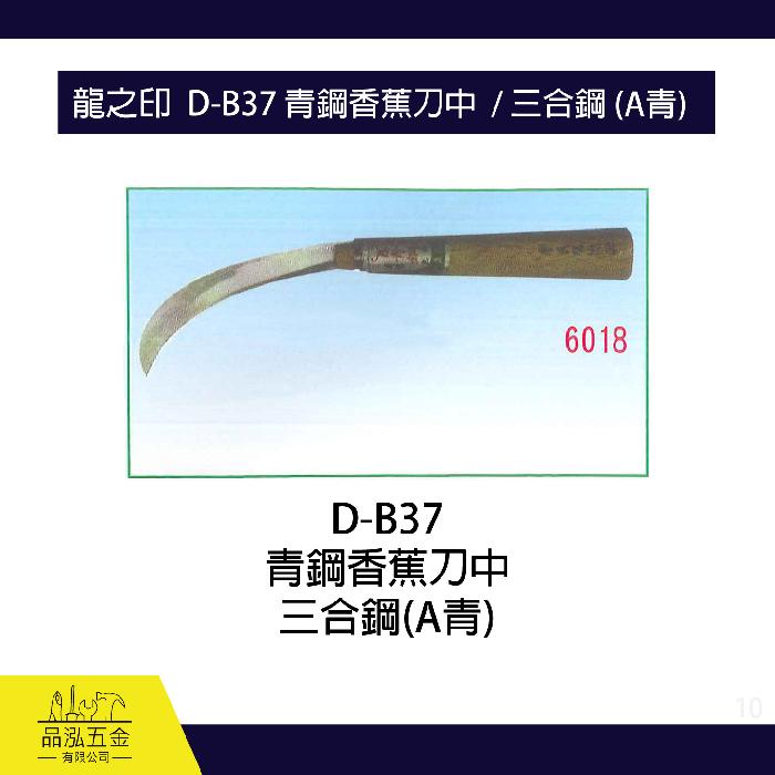 龍之印  D-B37 青鋼香蕉刀中  / 三合鋼 (A青)