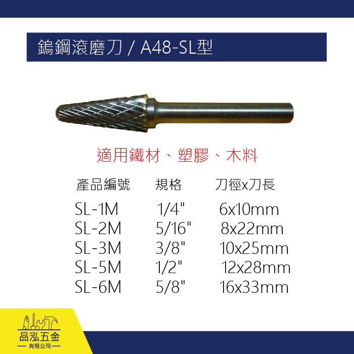 SHELL 鎢鋼滾磨刀 / A48-SL型