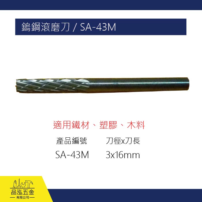 SHELL 鎢鋼滾磨刀 / SA-43M