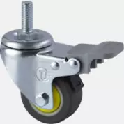 c:h-z-o-t4-202 Light-Duty Caster- TPR Wheel (Threaded Stem Installation)