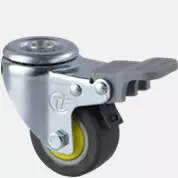 c:h-z-l-b11-202 Light-Duty Caster- TPR Wheel (Bolt Hole Installation)