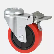 c:k-z-l-b2-303 Medium Duty Caster- PU Wheel (Bolt Hole Installation)