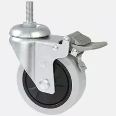 c:k-z-o-t6-303 Medium Duty Caster- PP Wheel (Threaded Stem Installation)