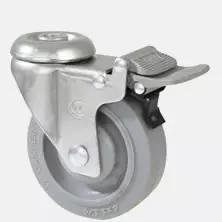 c:k-z-l-b2-303 Medium Duty Caster- TPR Wheel (Bolt Hole Installation)