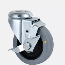 c:d-z-l-b2-303 Medium Duty Caster- Conductive TPR Wheel (Bolt Hole Installation)