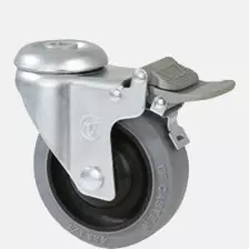 c:k-z-l-b2-303 Medium Duty Caster- Conductive TPR Wheel (Bolt Hole Installation)