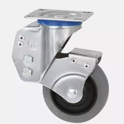 c:r-c-p-j6-312 Medium Duty Caster- TPR Wheel (Grey)