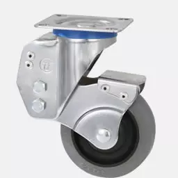 c:s-c-p-j6-312 Medium Duty Caster- TPR Wheel (Grey)