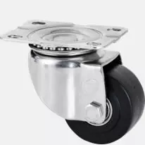 c:s-e-p-e4-Model 615 Double-axle single-wheel PA caster-Integrated stainless steel bracket-Double-layer ball-I