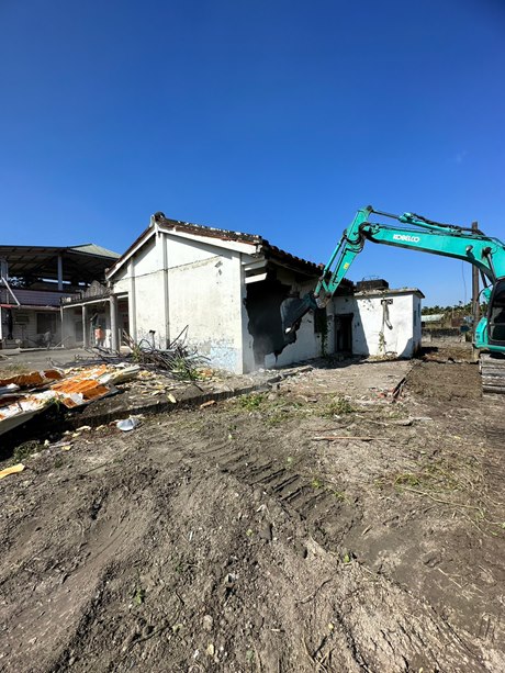 舊屋拆除:拆除填土工程